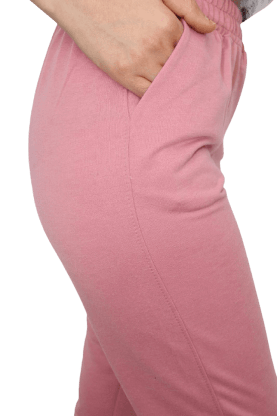 Beli Lastikli Esofman alt- GÜL KURUSU